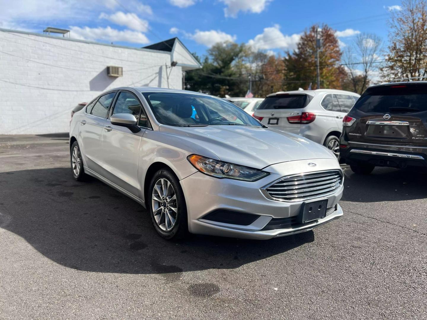 2017 Ford Fusion sedan with sleek design, showcasing advanced features and modern styling.