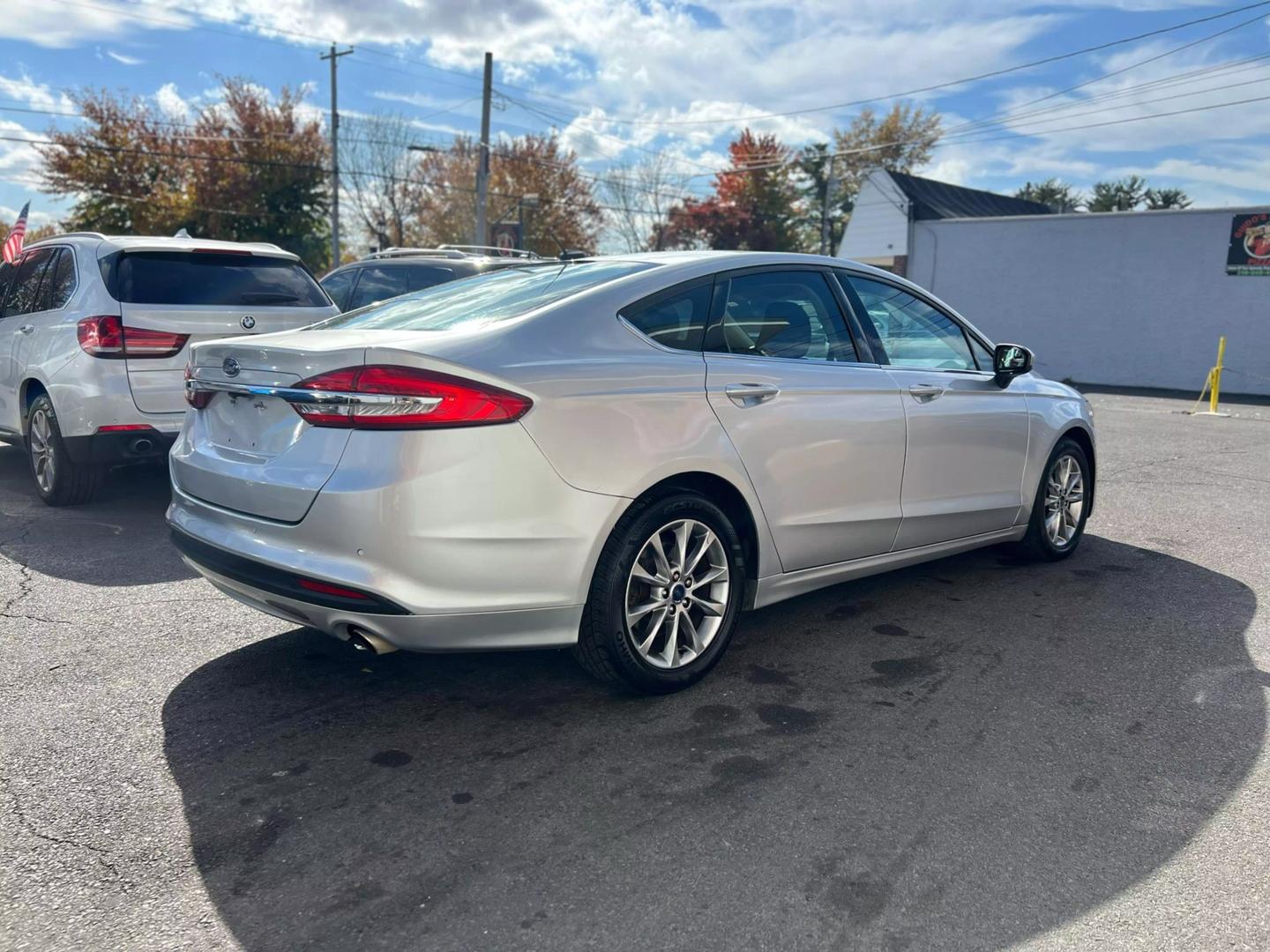 2017 Ford Fusion sedan with sleek design, showcasing advanced features and modern styling.