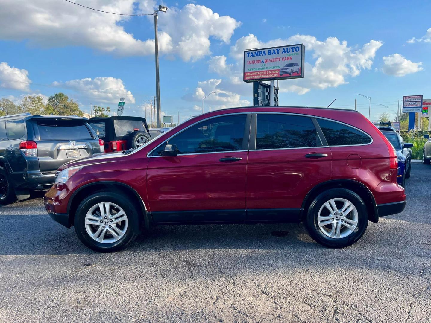 Used 2010 Honda CR-V EX with VIN 5J6RE4H54AL041368 for sale in Tampa, FL