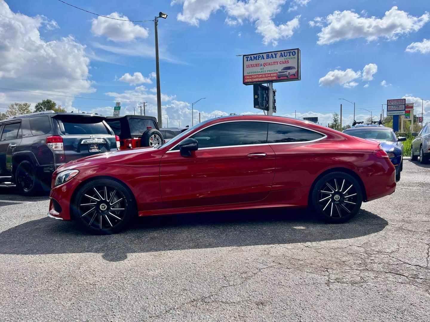 Used 2017 Mercedes-Benz C-Class C300 with VIN WDDWJ4KBXHF360789 for sale in Tampa, FL