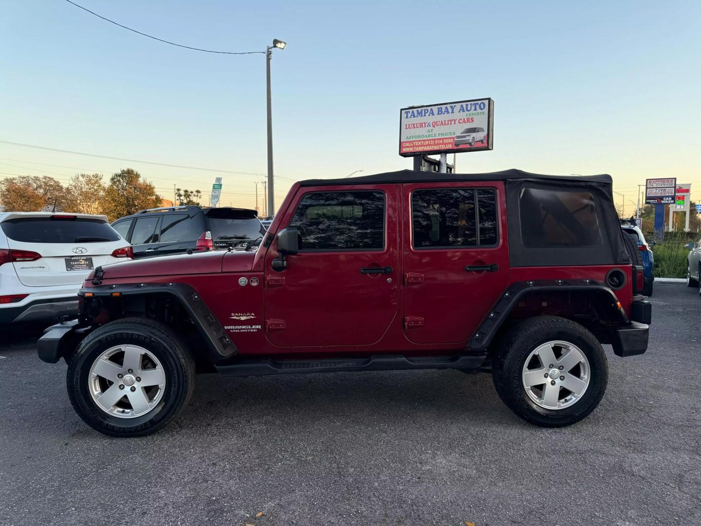 Used 2012 Jeep Wrangler Unlimited Sahara with VIN 1C4HJWEG8CL138896 for sale in Tampa, FL