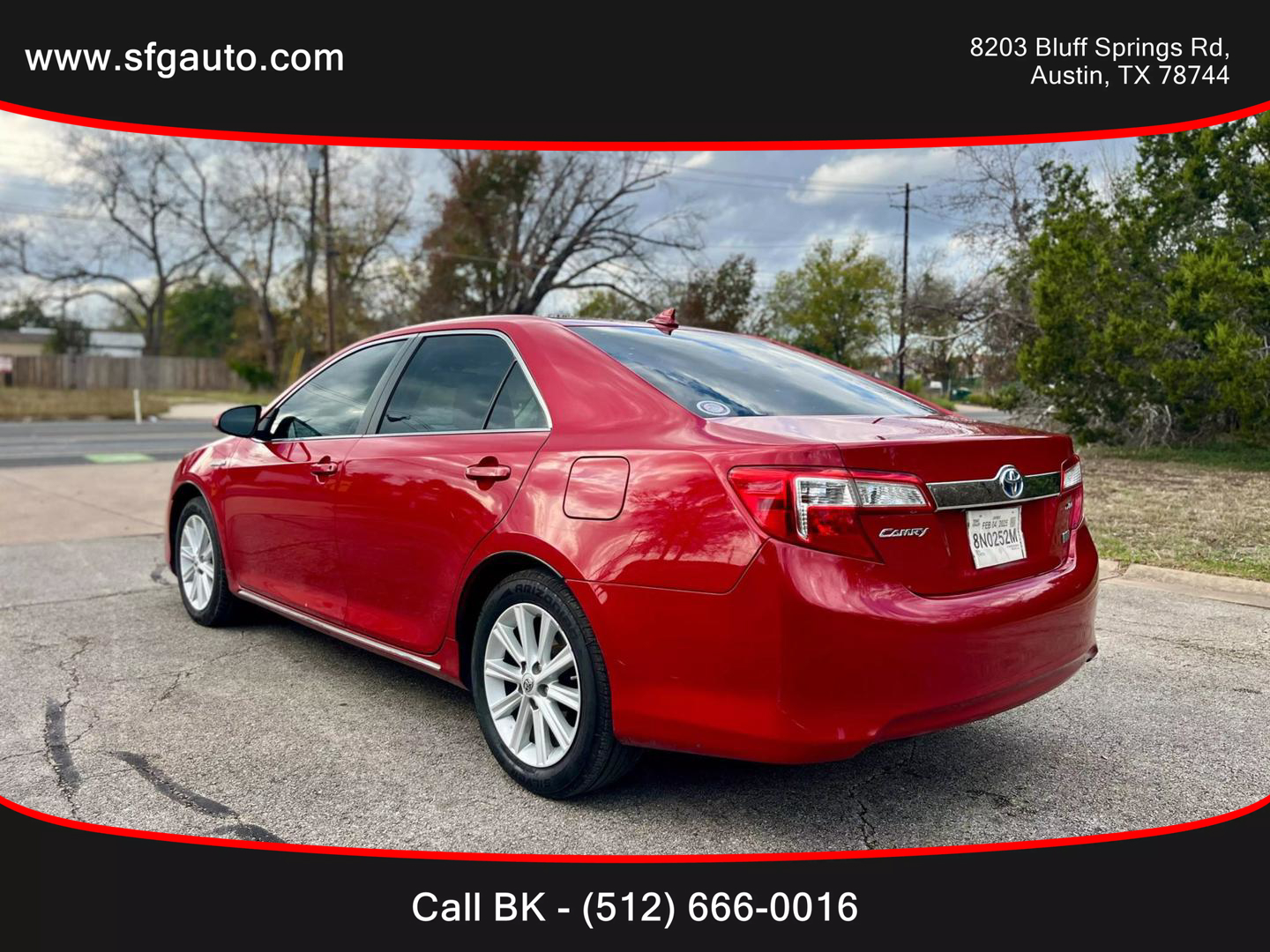 2014 Toyota Camry XLE Hybrid photo 4