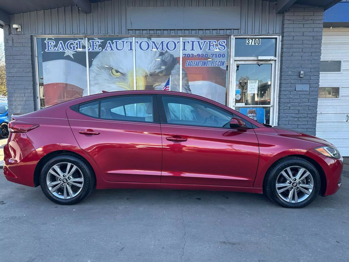Used 2017 Hyundai Elantra Value Edition with VIN KMHD84LF2HU377012 for sale in Arlington, VA
