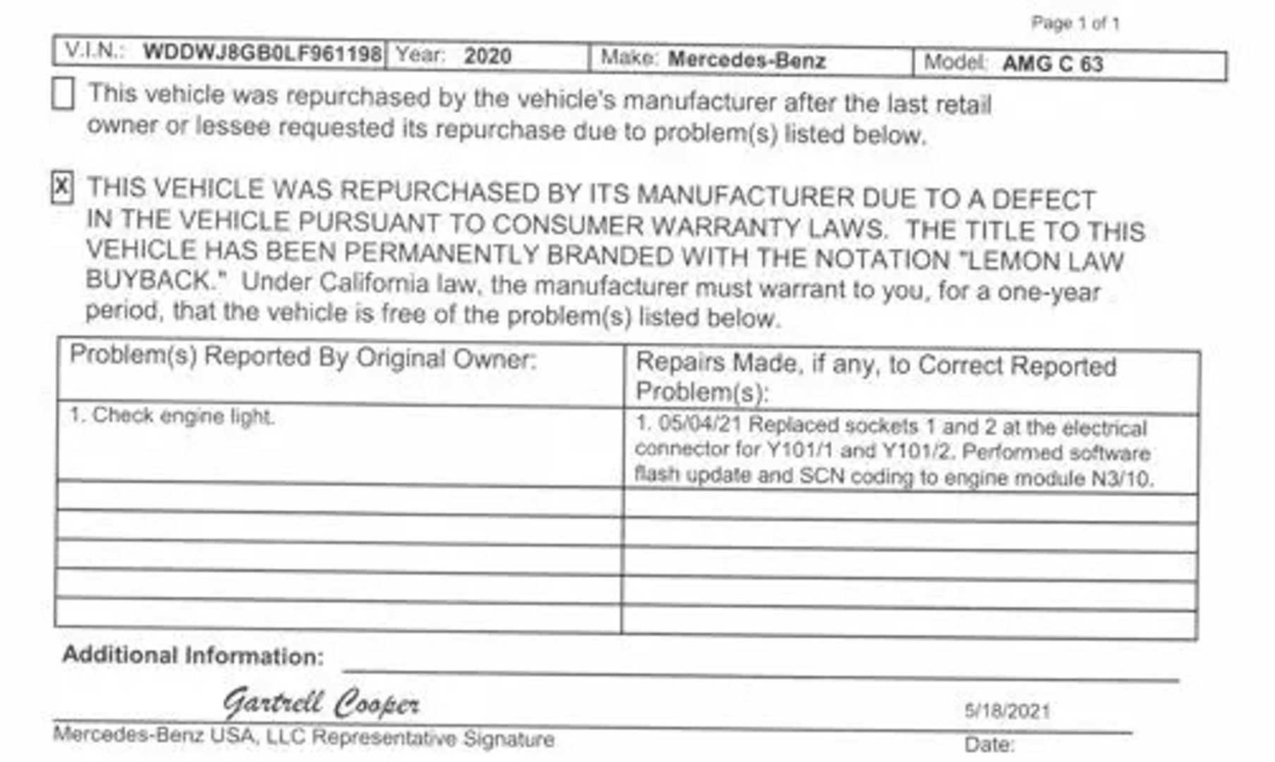 2020 Mercedes-benz Mercedes-amg C-class - Image 6