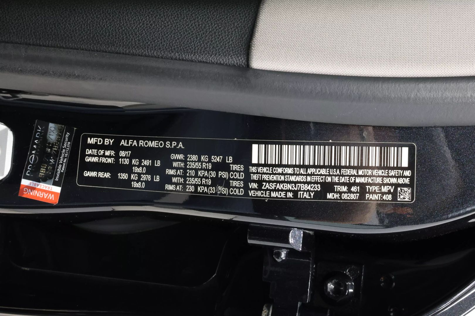 2018 Alfa Romeo Stelvio - Image 102