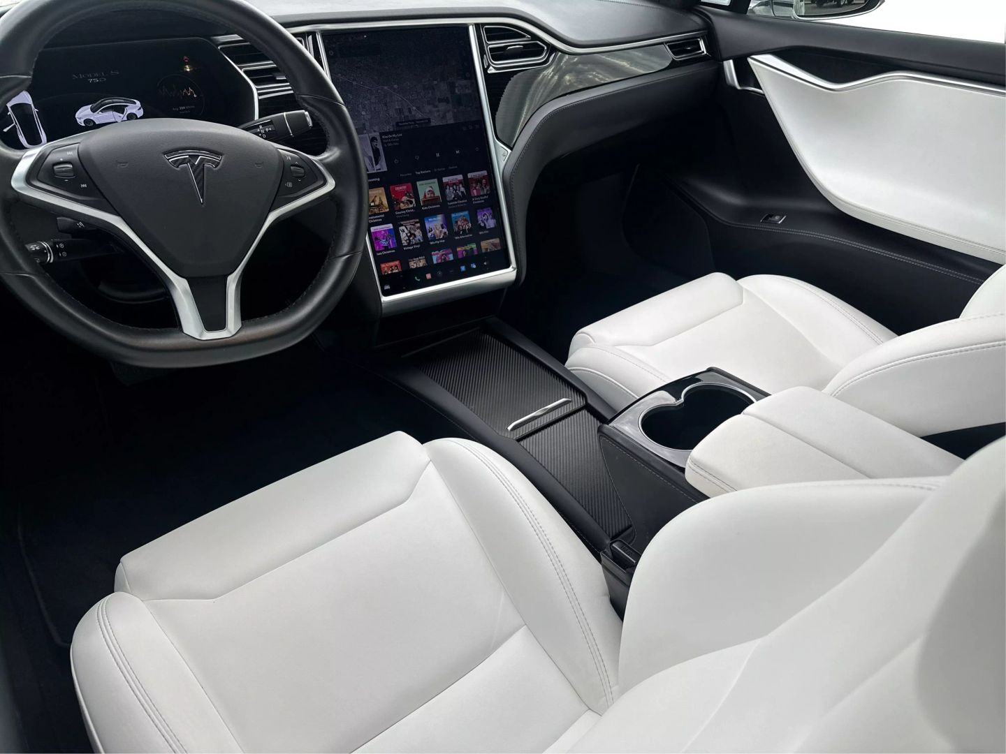 2018 TESLA MODEL S SEDAN DUAL AC ELECTRIC MOTORS 75D SEDAN 4D