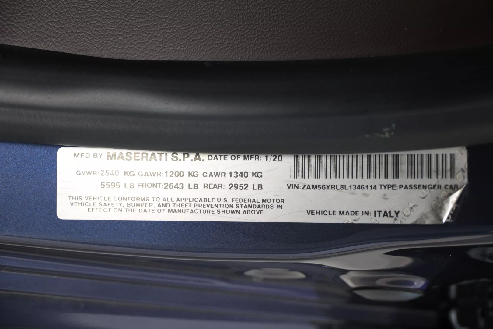 2020 Maserati Quattroporte - Image 104