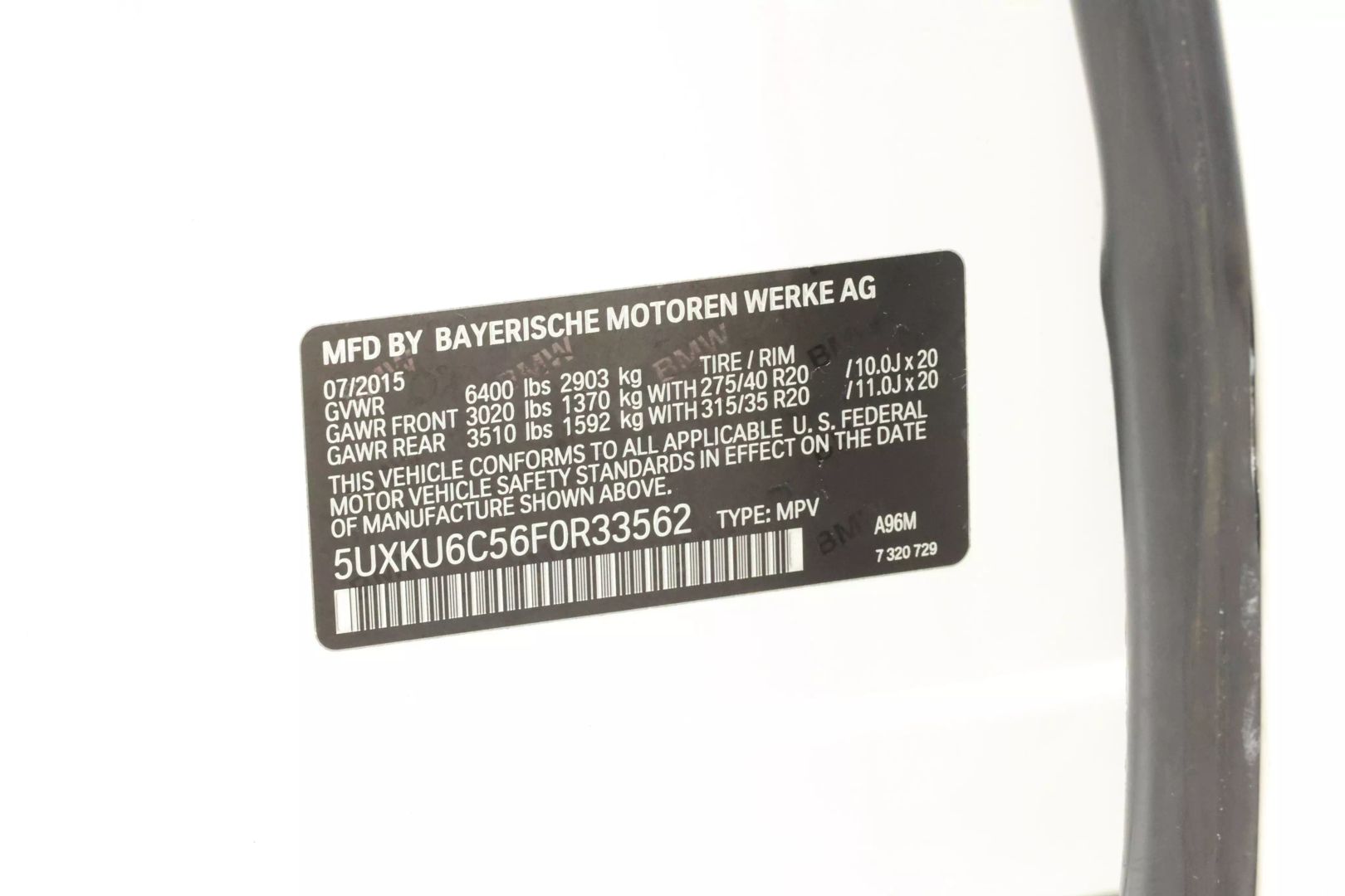 2015 Bmw X6 - Image 123