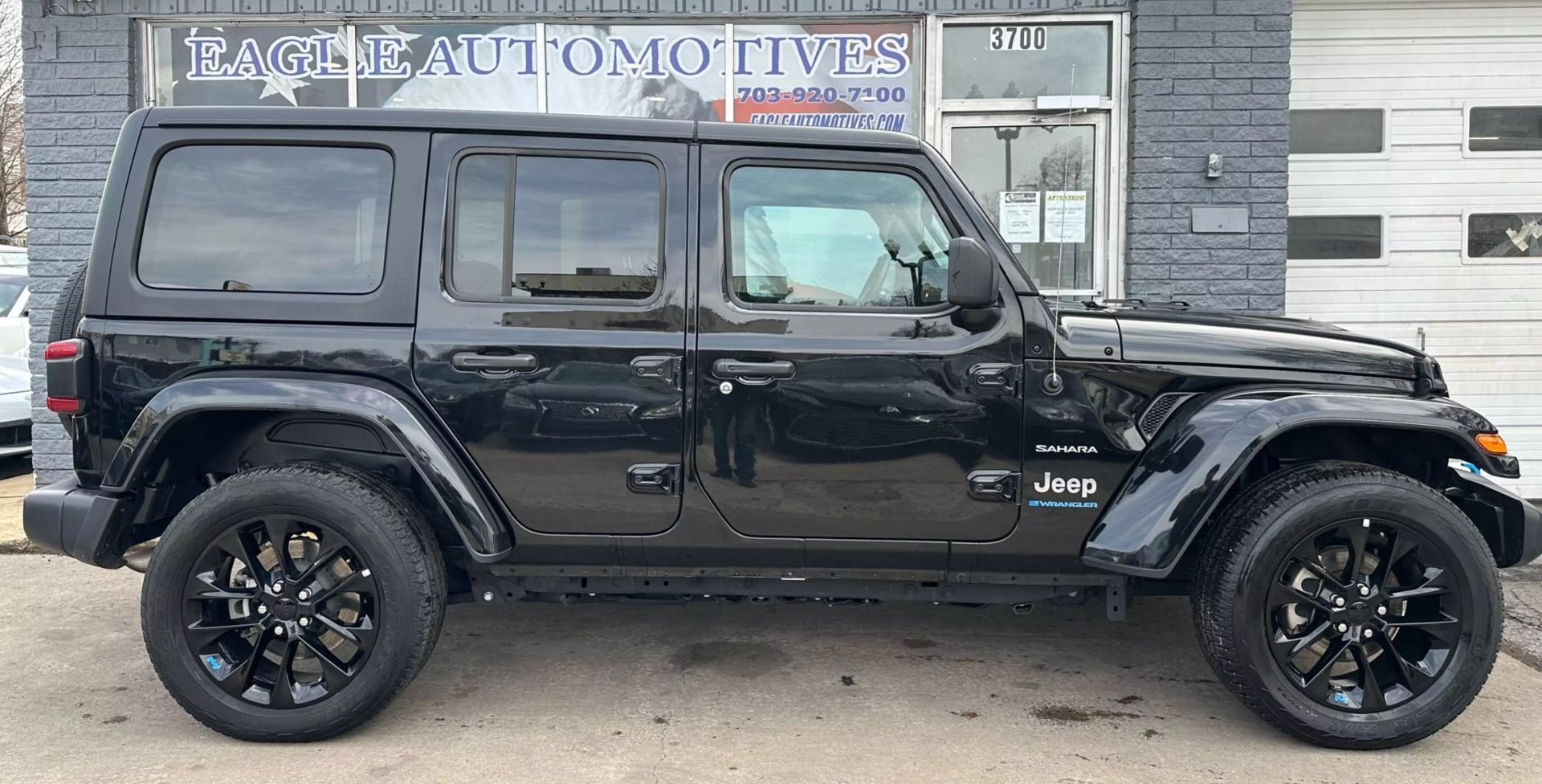 Used 2023 Jeep Wrangler 4xe Sahara 4XE with VIN 1C4JJXP60PW698833 for sale in Arlington, VA