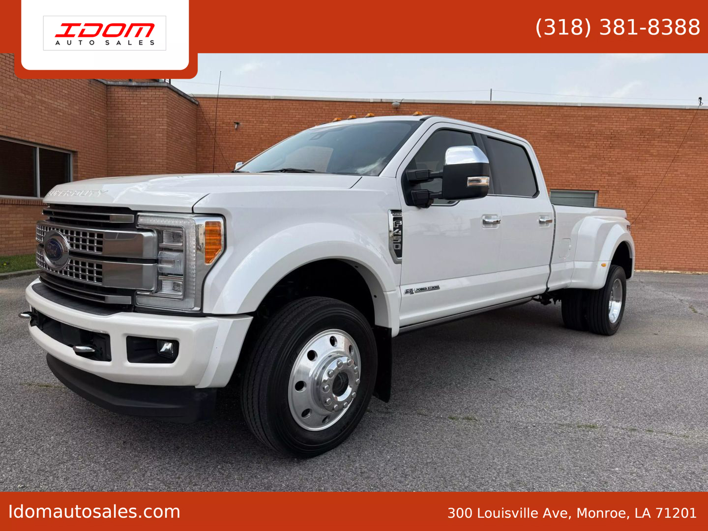2018 Ford F450 Super Duty Crew Cab - Image 1