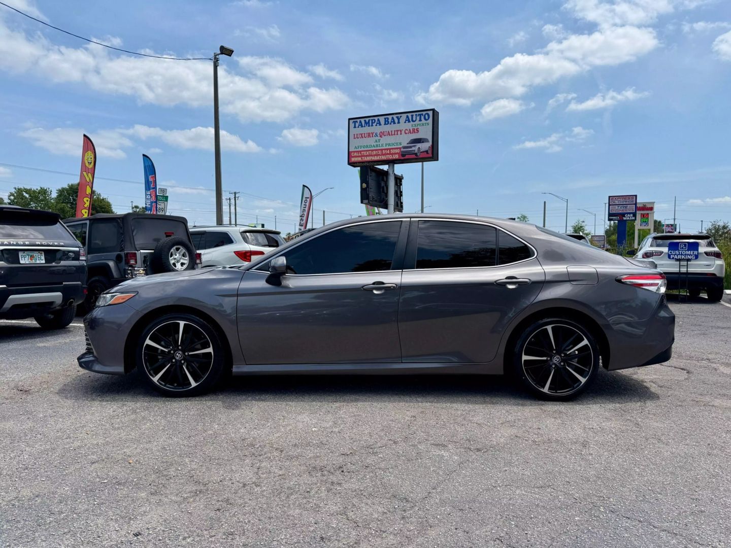Used 2019 Toyota Camry LE with VIN 4T1B11HK5KU801144 for sale in Tampa, FL