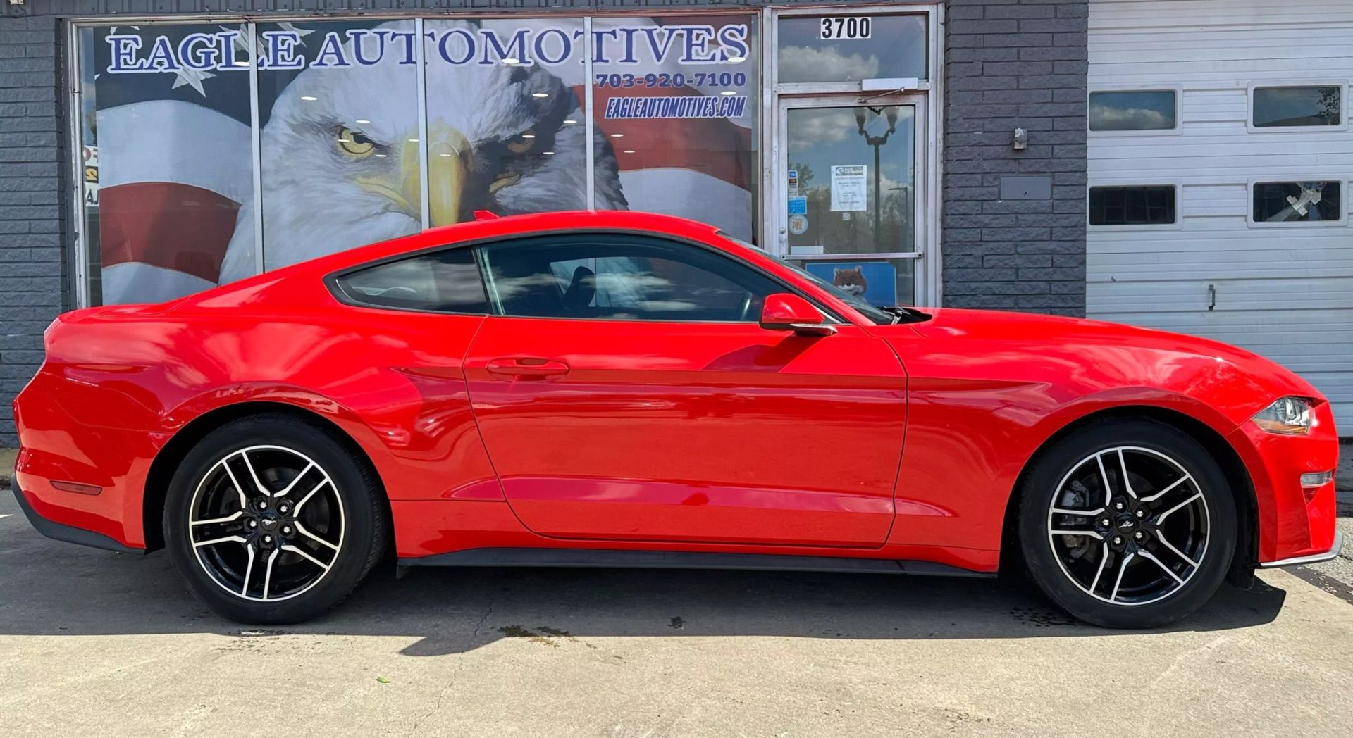Used 2021 Ford Mustang EcoBoost with VIN 1FA6P8TH8M5118219 for sale in Arlington, VA