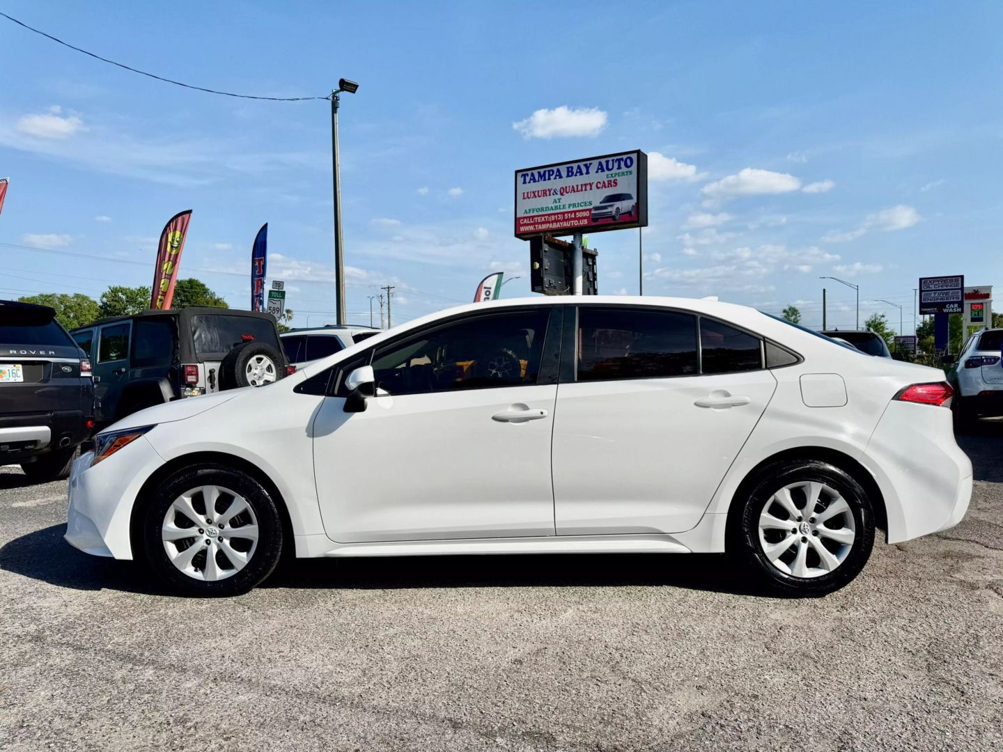 Used 2021 Toyota Corolla LE with VIN 5YFEPMAE4MP217131 for sale in Tampa, FL