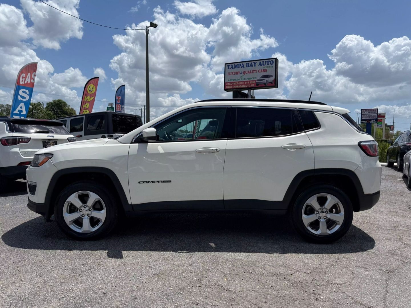 Used 2017 Jeep All-New Compass Latitude with VIN 3C4NJDBB9HT681282 for sale in Tampa, FL