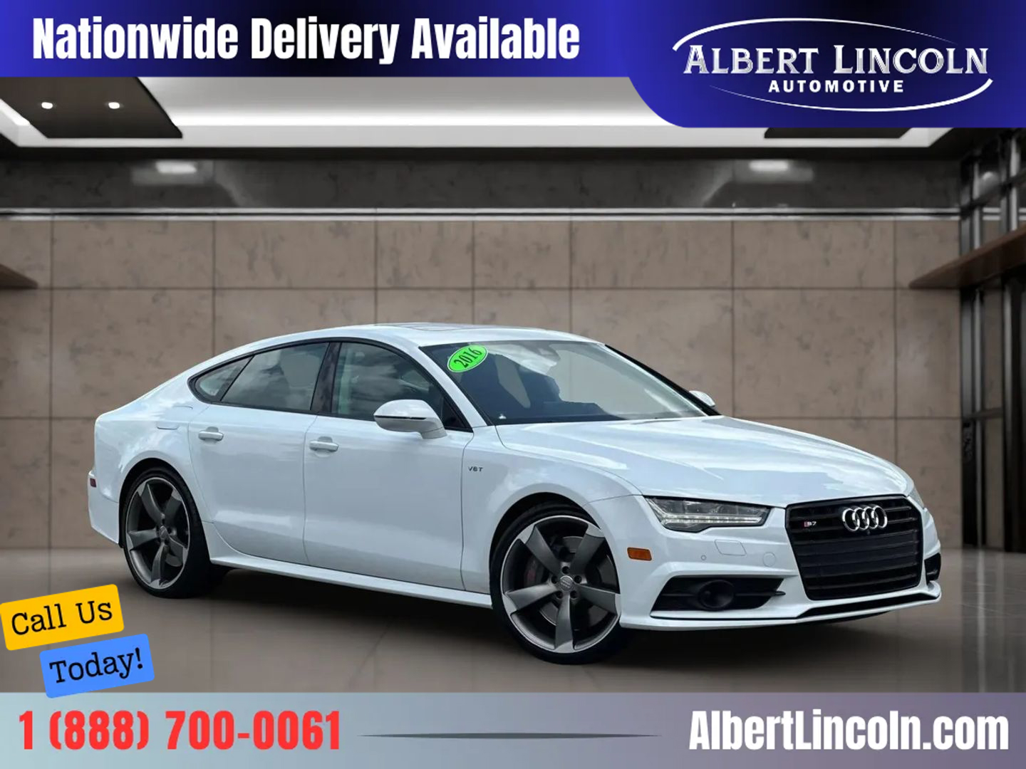 2016 AUDI S7 SEDAN V8, TWIN TURBO, 4.0L SEDAN 4D