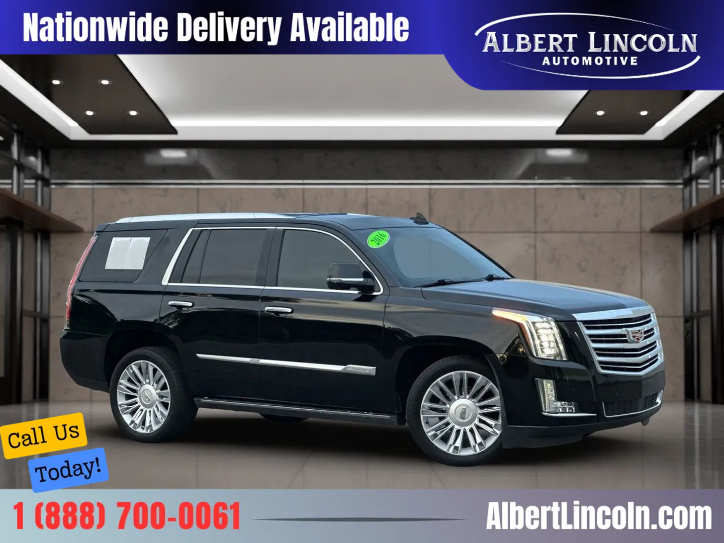 2016 CADILLAC ESCALADE SUV V8, 6.2 LITER PLATINUM SPORT UTILITY 4D