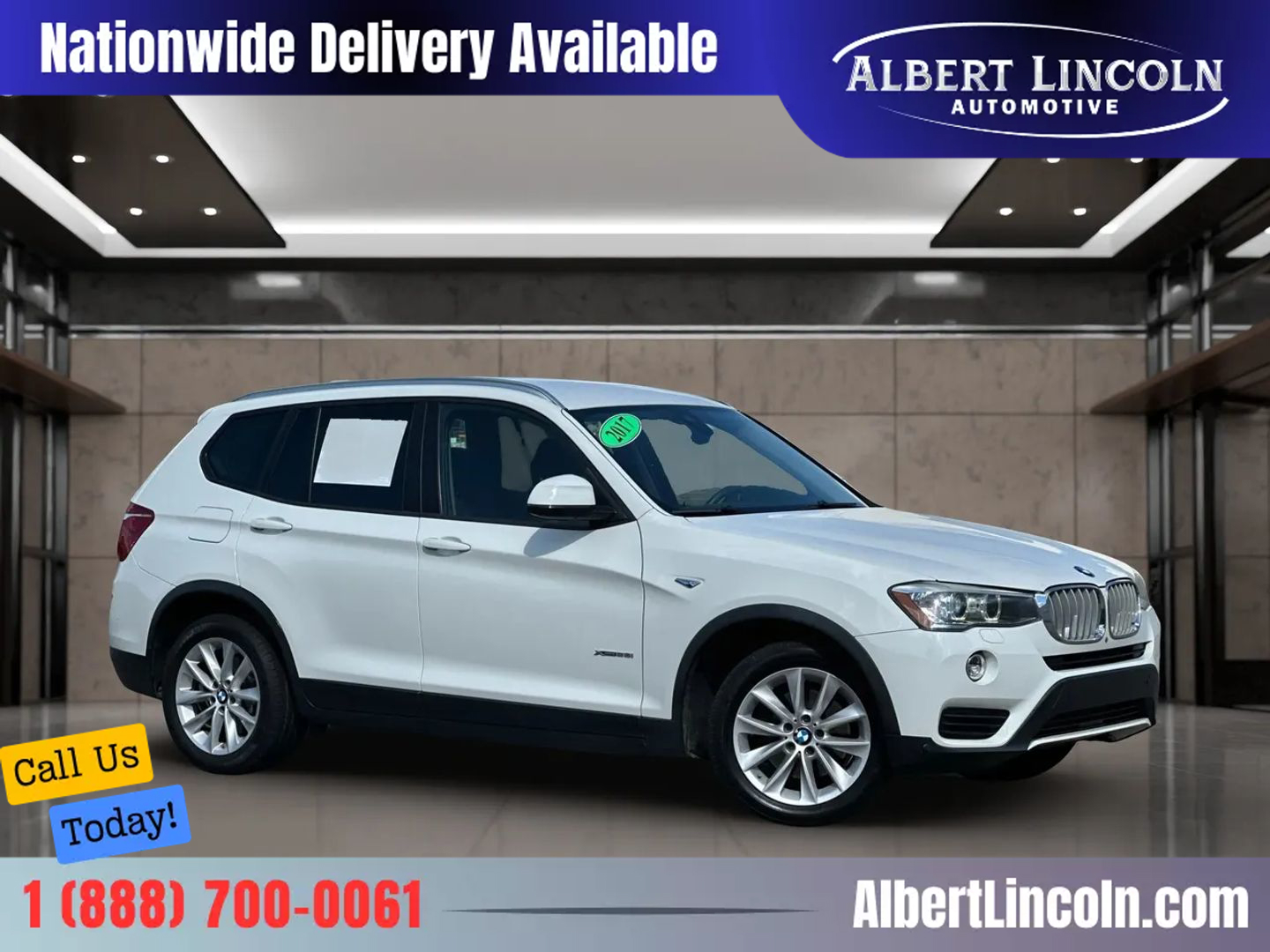 2017 BMW X3 SUV 4-CYL, TURBO, 2.0 LITER XDRIVE28I SPORT UTILITY 4D