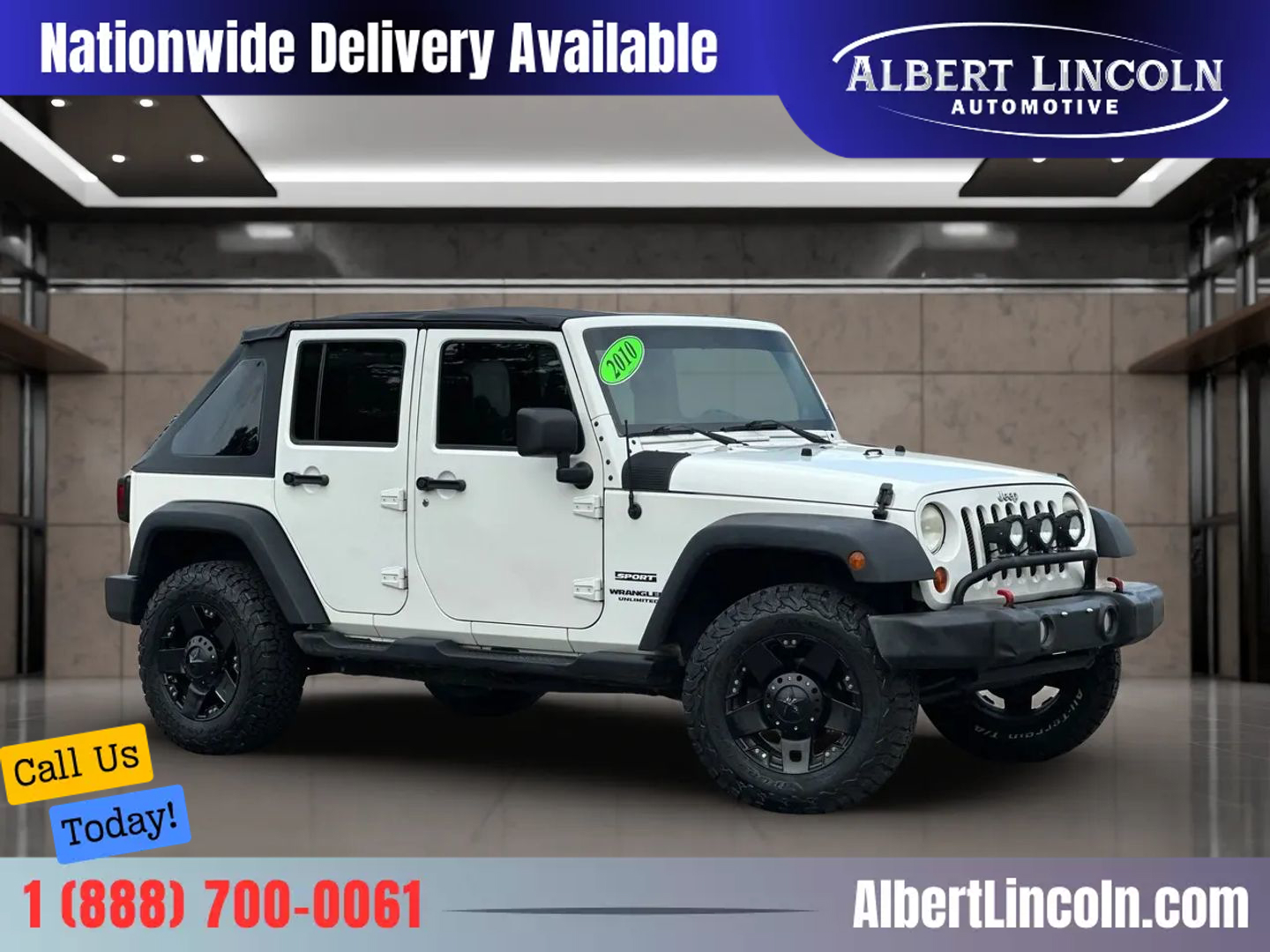 2010 JEEP WRANGLER SUV V6, 3.8 LITER UNLIMITED SPORT SUV 4D