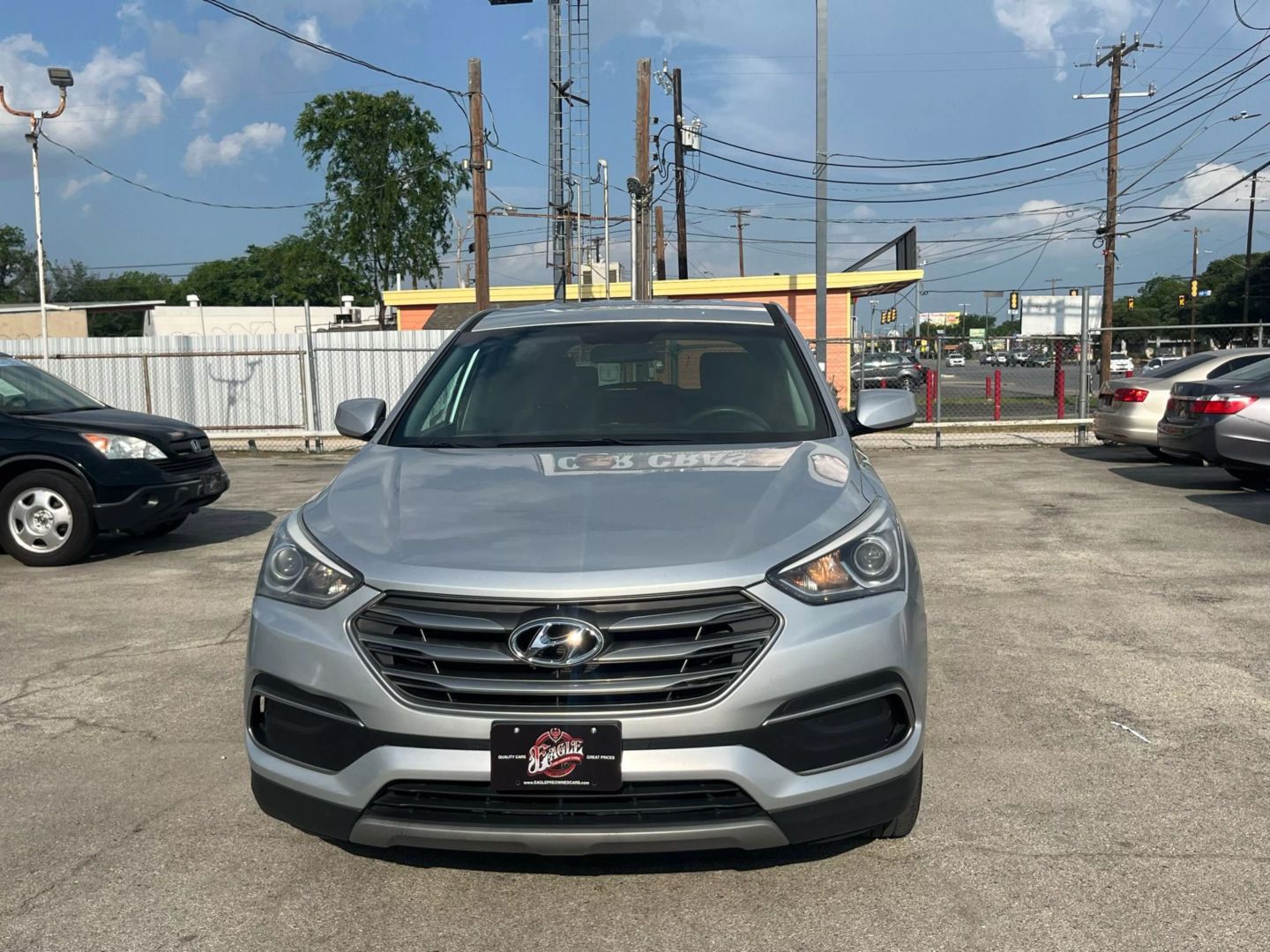 Used 2018 Hyundai Santa Fe Sport Base with VIN 5XYZT3LB4JG527175 for sale in San Antonio, TX