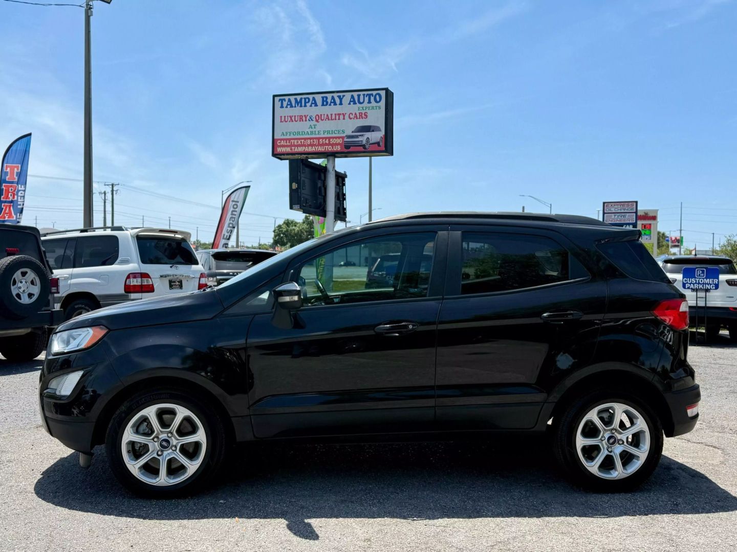 Used 2019 Ford Ecosport SE with VIN MAJ3S2GE5KC304825 for sale in Tampa, FL