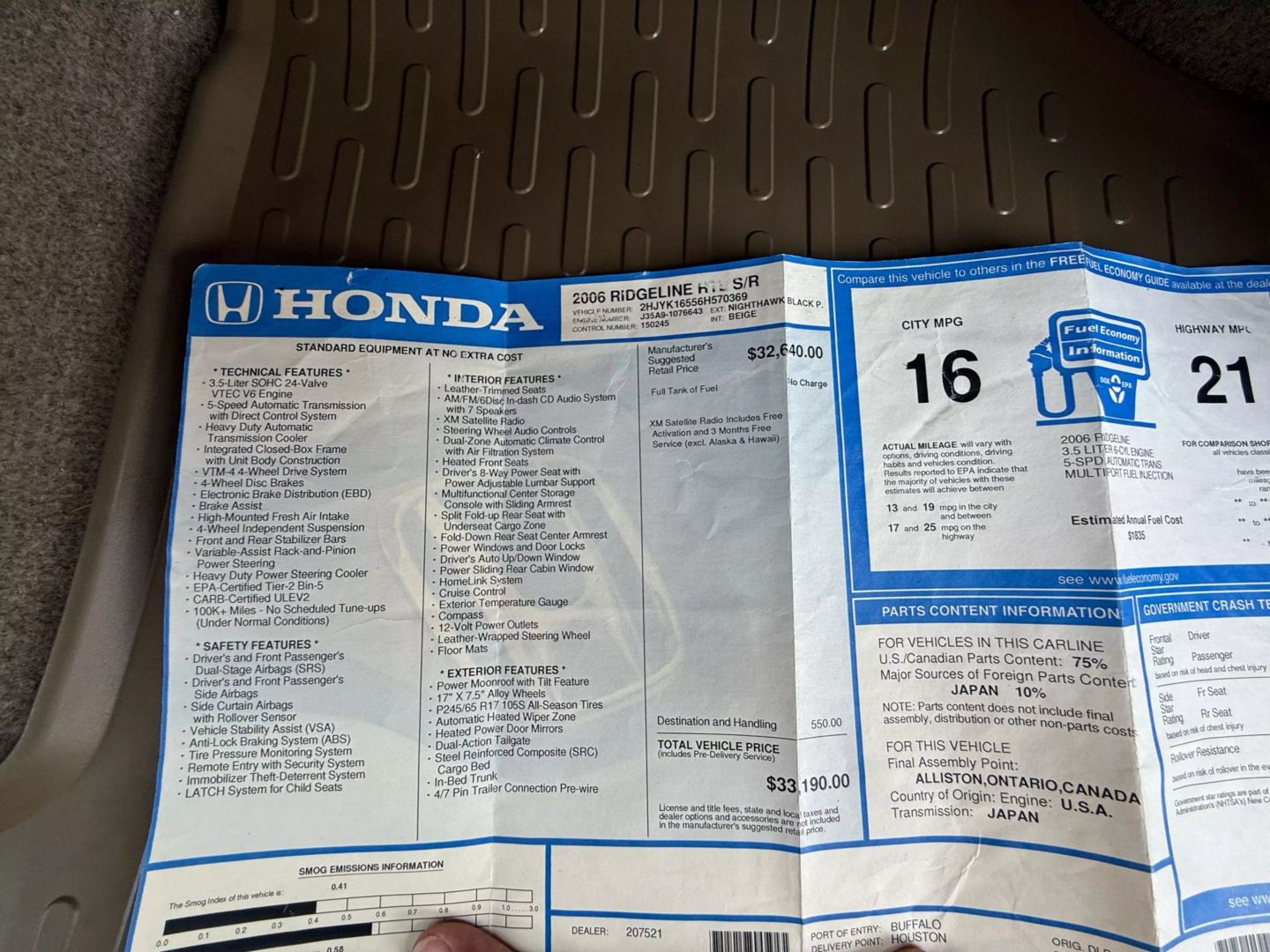 2006 Honda Ridgeline - Image 28
