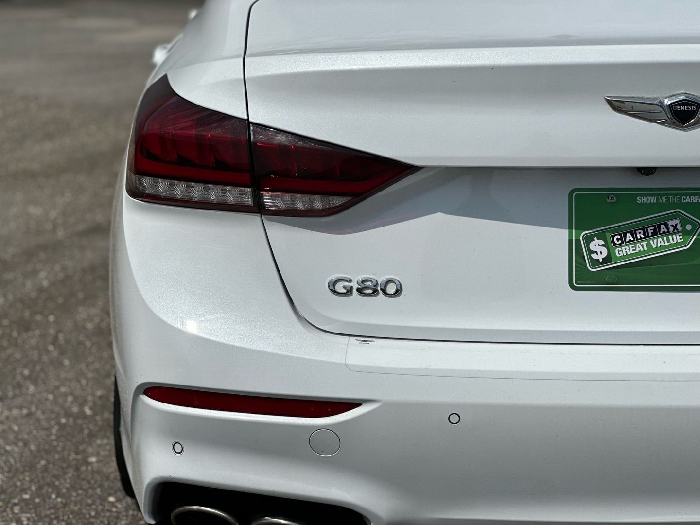 2019 GENESIS G80 SEDAN V6, TWIN TURBO, 3.3 LITER 3.3T SPORT SEDAN 4D