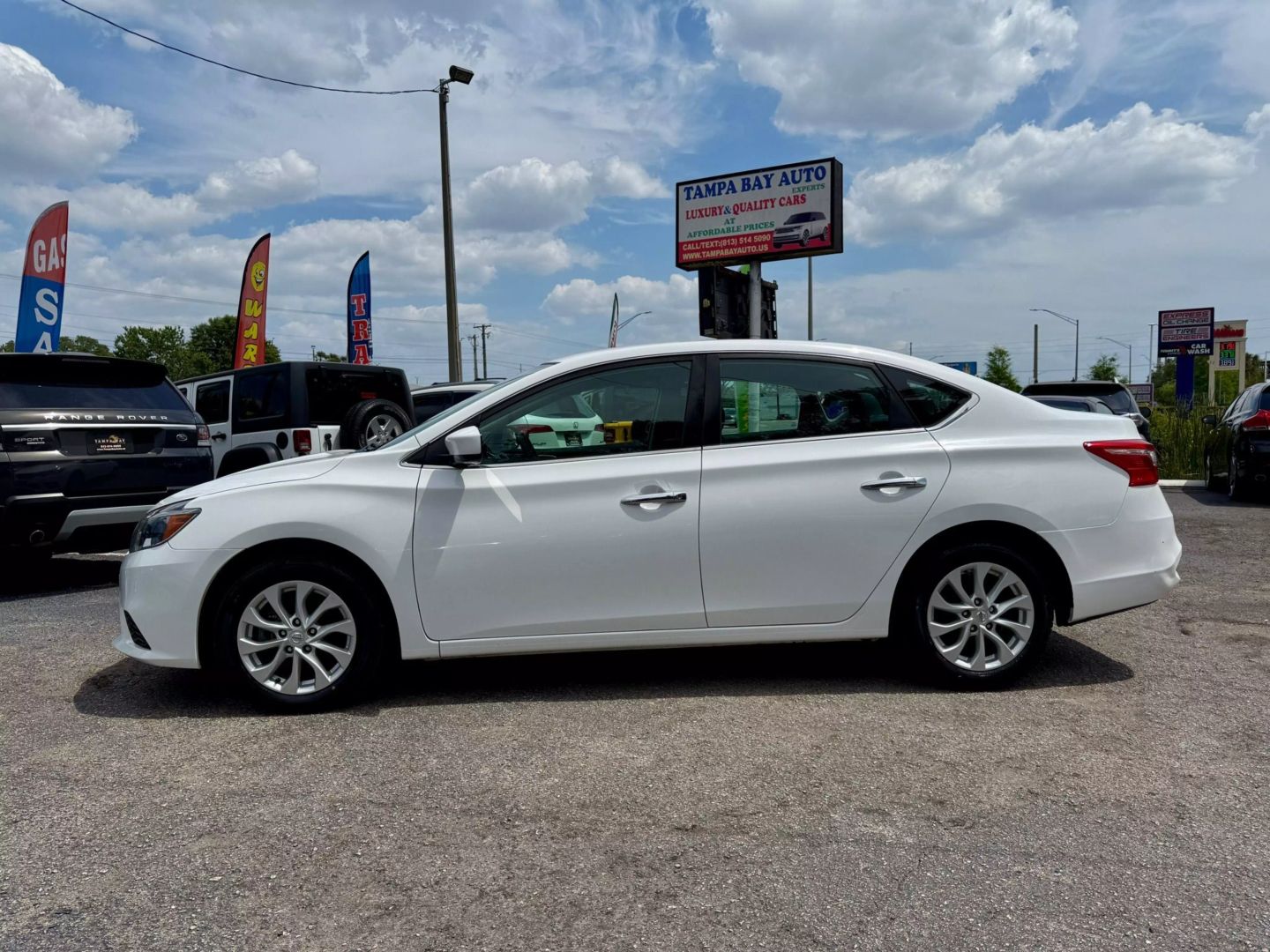Used 2019 Nissan Sentra SV with VIN 3N1AB7AP2KY287713 for sale in Tampa, FL