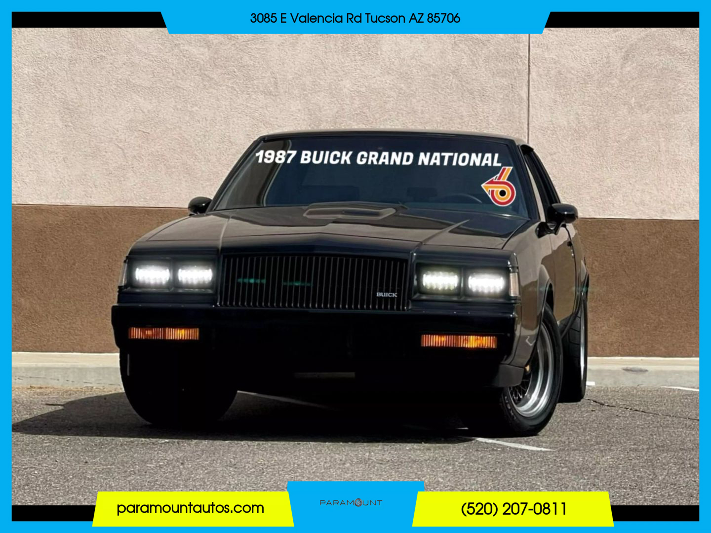 1987 Buick Regal Grand National Turbo