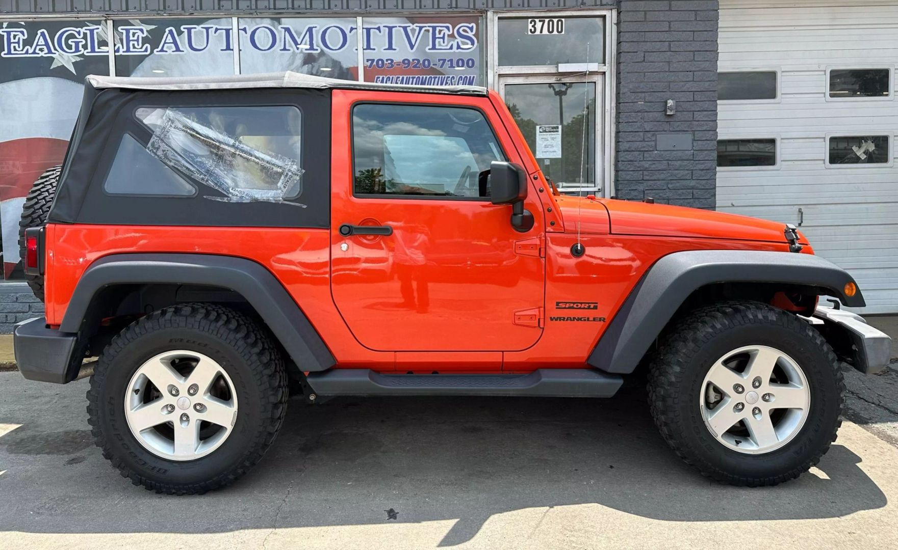 Used 2015 Jeep Wrangler Sport with VIN 1C4AJWAG6FL714089 for sale in Arlington, VA