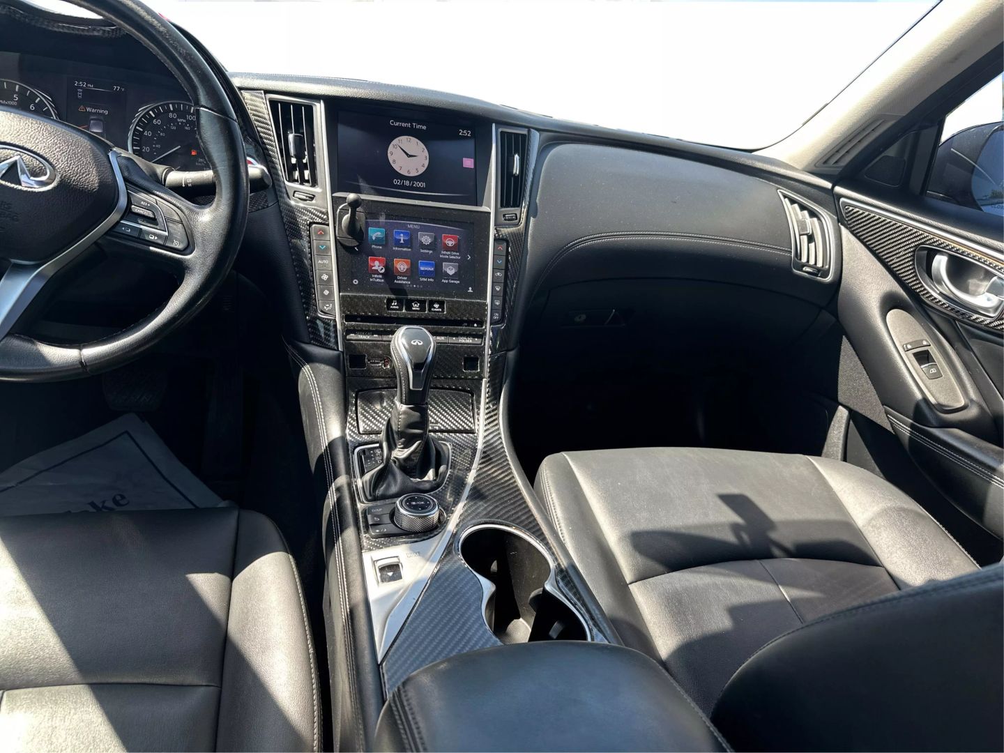2019 INFINITI Q50 SEDAN V6, TWIN TURBO, 3.0 LITER 3.0T LUXE SEDAN 4D