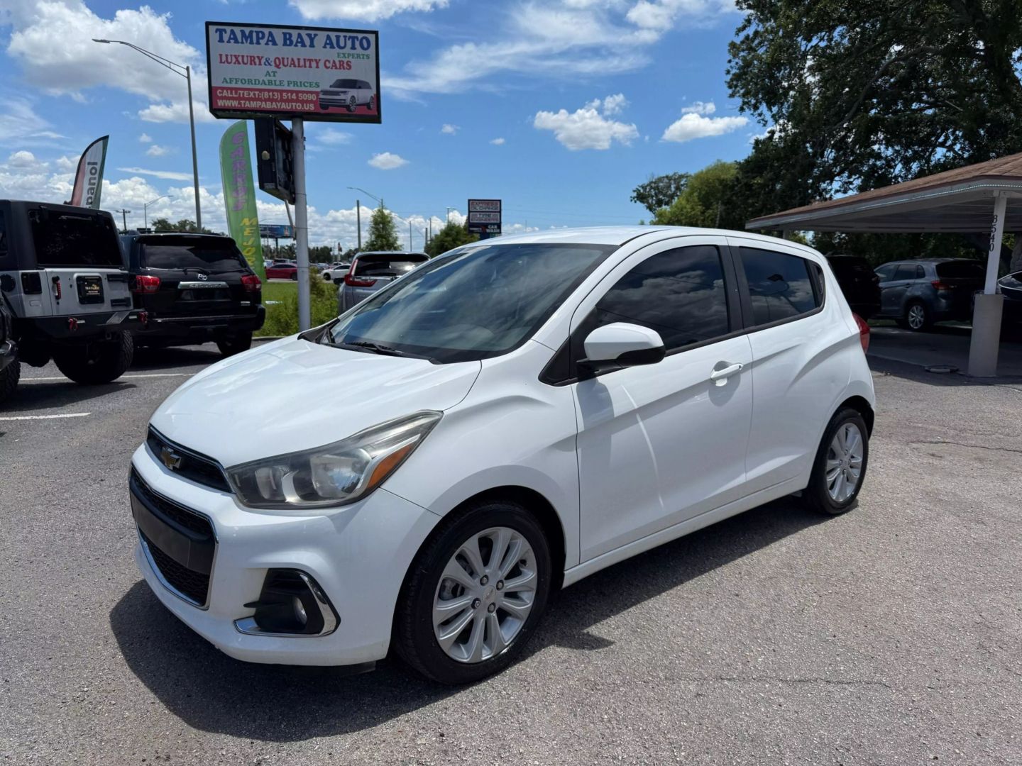 Used 2017 Chevrolet Spark 1LT with VIN KL8CD6SA2HC766194 for sale in Tampa, FL
