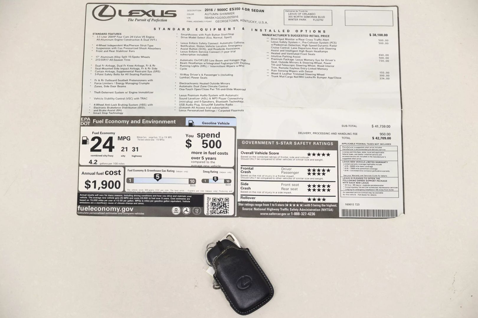 2016 Lexus Es - Image 5