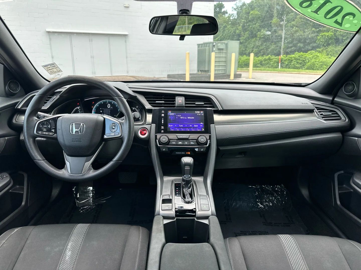 2018 HONDA CIVIC HATCHBACK 4-CYL, TURBO, 1.5 LITER EX HATCHBACK 4D