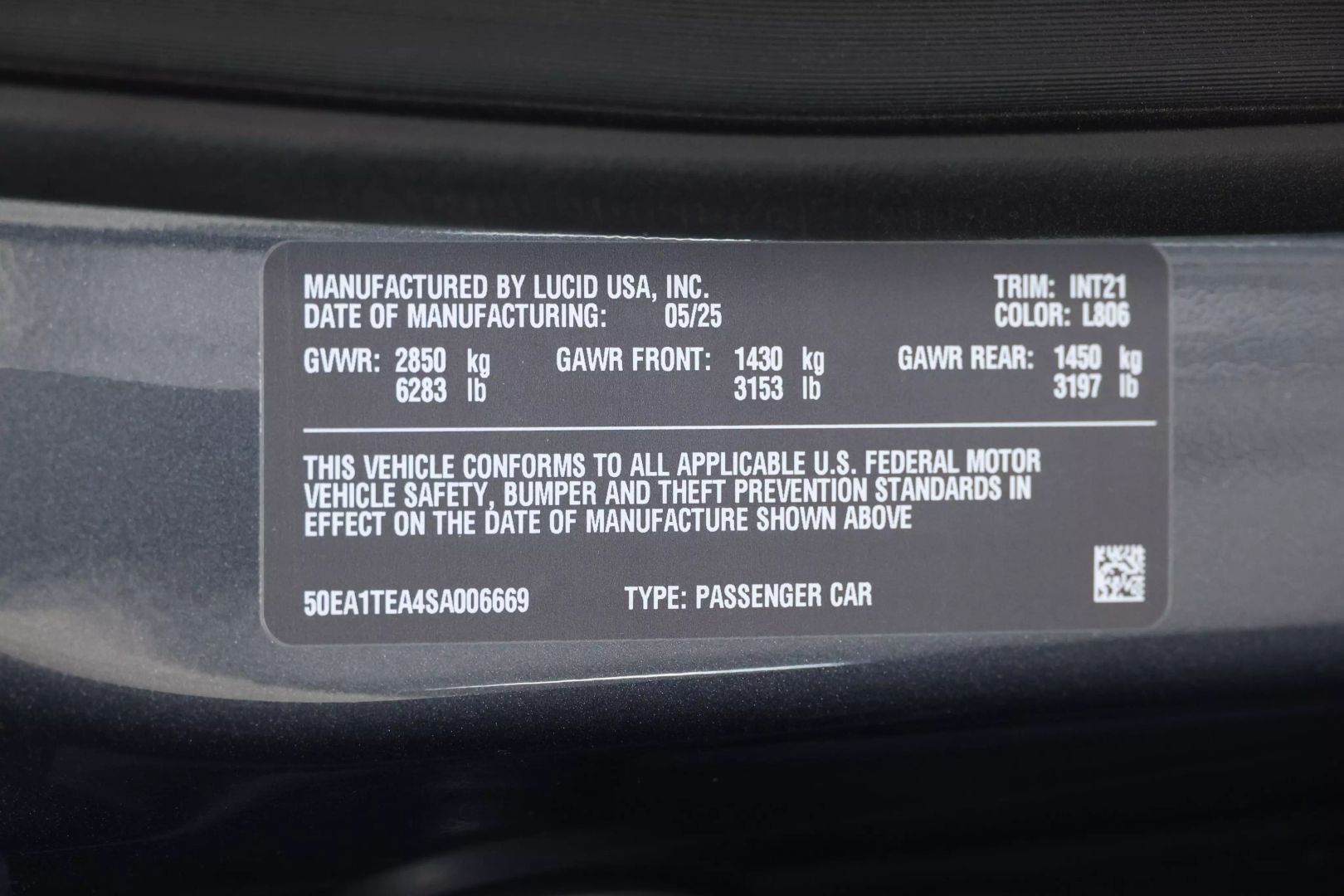 2025 Lucid Air - Image 108