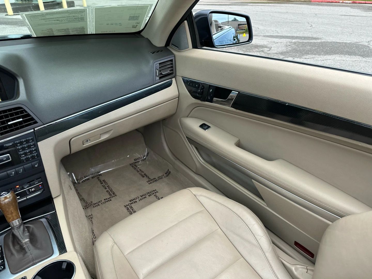 2012 MERCEDES-BENZ E-CLASS CONVERTIBLE V6, 3.5 LITER E 350 CONVERTIBLE 2D