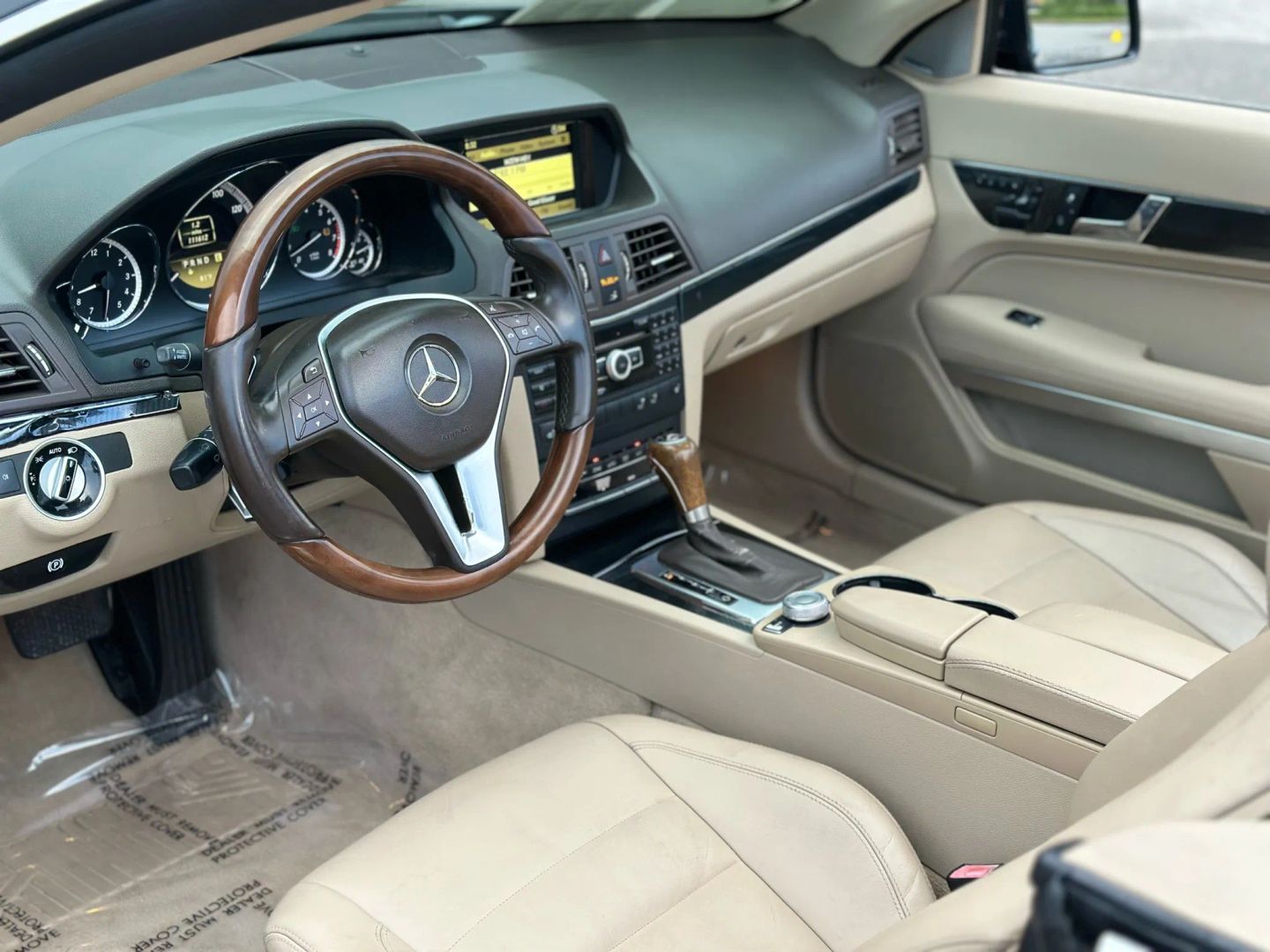 2012 MERCEDES-BENZ E-CLASS CONVERTIBLE V6, 3.5 LITER E 350 CONVERTIBLE 2D