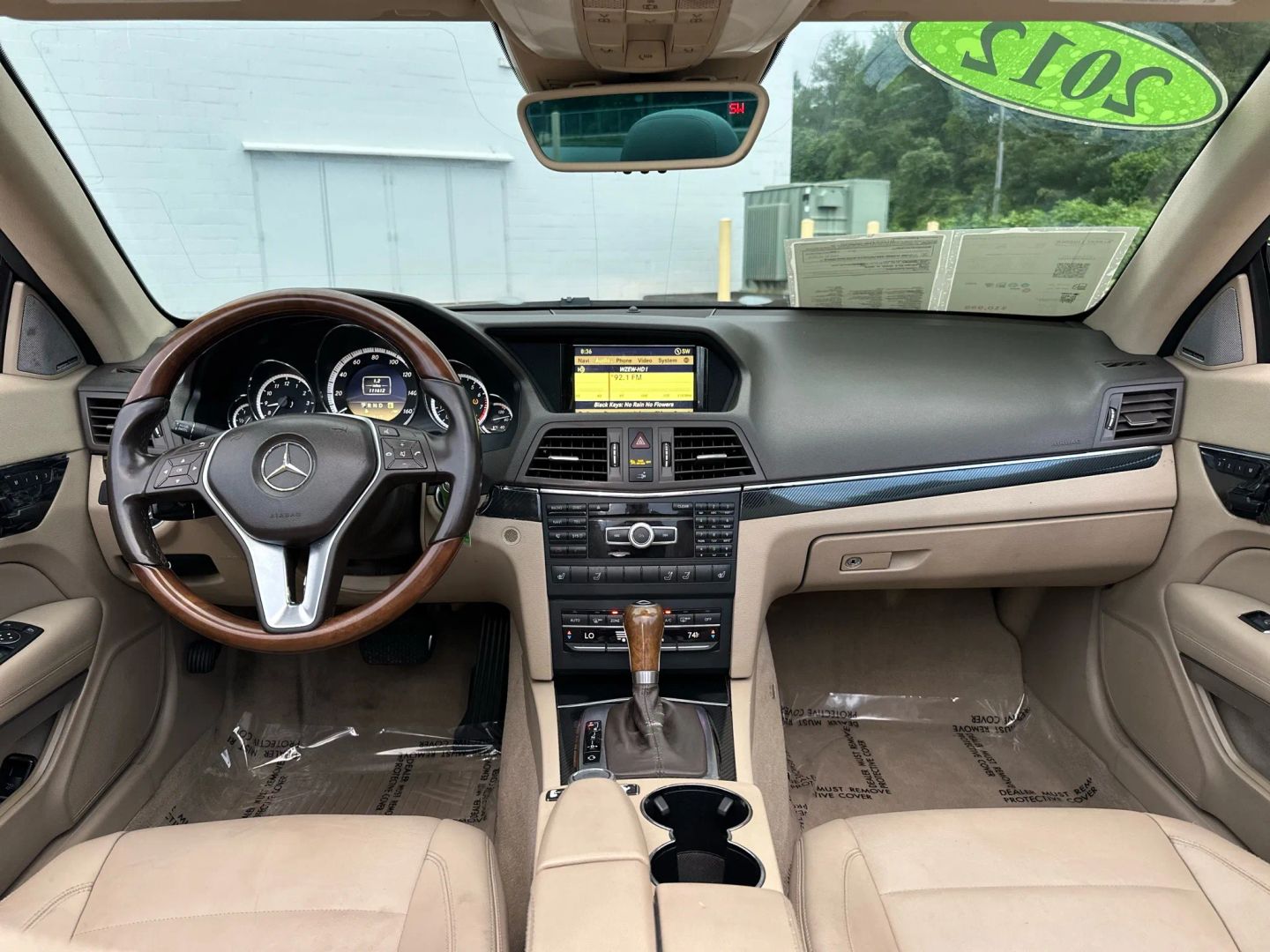 2012 MERCEDES-BENZ E-CLASS CONVERTIBLE V6, 3.5 LITER E 350 CONVERTIBLE 2D