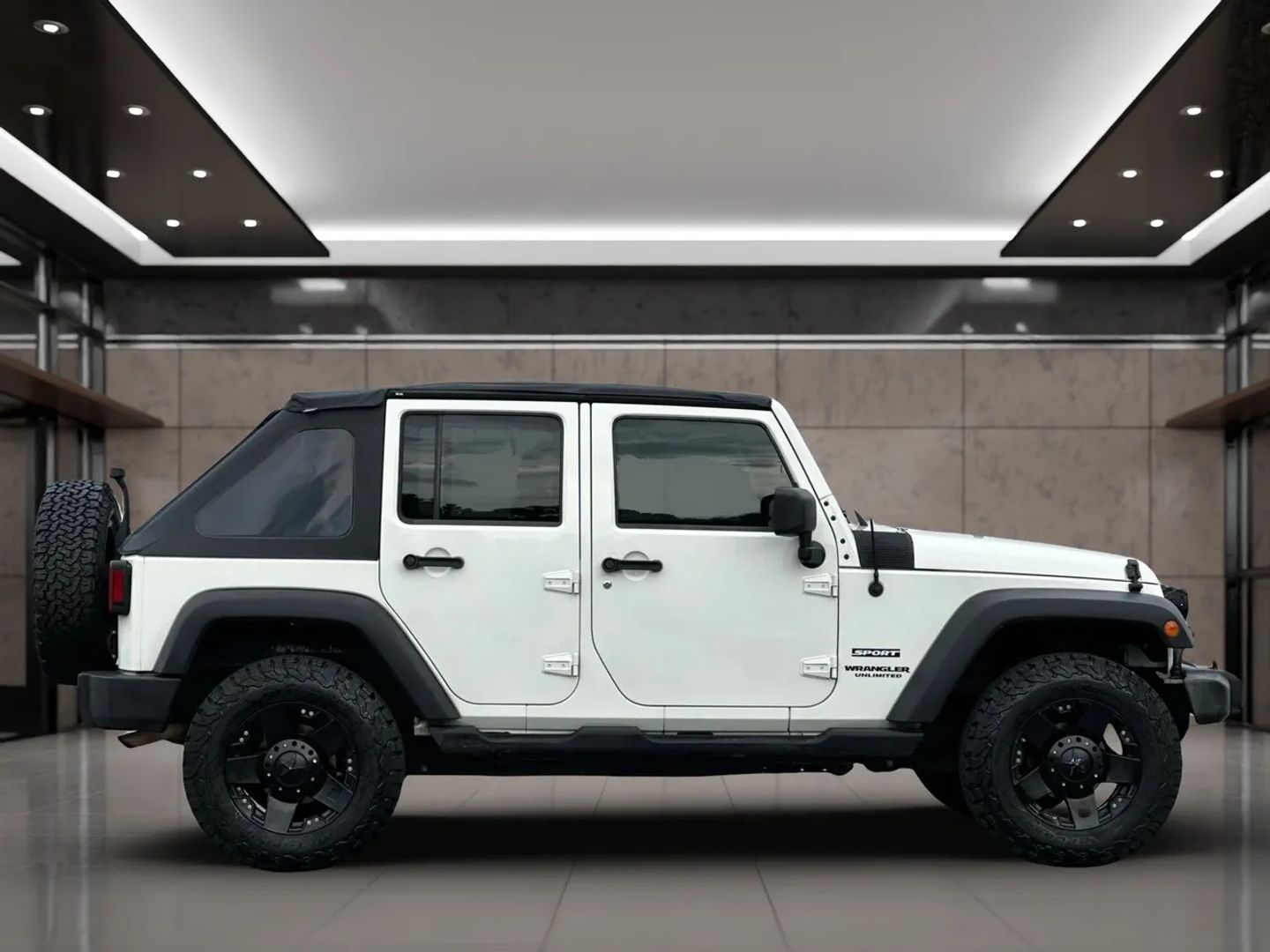 2010 JEEP WRANGLER SUV V6, 3.8 LITER UNLIMITED SPORT SUV 4D