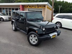 Used 2010 JEEP WRANGLER SUV V6, 3.8 LITER UNLIMITED SAHARA SPORT UTILITY 4D - LA Auto Star located in Virginia Beach, VA