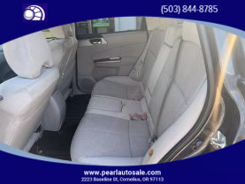 2012 SUBARU FORESTER SUV 4-CYL, PZEV, 2.5 LITER 2.5X PREMIUM SPORT UTILITY 4D