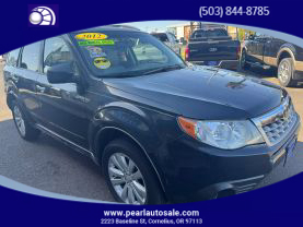 2012 SUBARU FORESTER SUV 4-CYL, PZEV, 2.5 LITER 2.5X PREMIUM SPORT UTILITY 4D