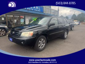 2004 TOYOTA HIGHLANDER SUV V6, 3.3 LITER LIMITED SPORT UTILITY 4D
