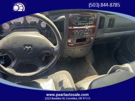 2003 DODGE RAM 1500 QUAD CAB PICKUP V8, HEMI, 5.7 LITER SLT PICKUP 4D 6 1/4 FT
