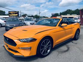 2019 FORD MUSTANG CONVERTIBLE 4-CYL, TURBO, ECOBOOST, 2.3 LITER ECOBOOST PREMIUM CONVERTIBLE 2D - LA Auto Star in Virginia Beach, VA