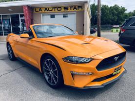 2019 FORD MUSTANG CONVERTIBLE 4-CYL, TURBO, ECOBOOST, 2.3 LITER ECOBOOST PREMIUM CONVERTIBLE 2D - LA Auto Star in Virginia Beach, VA