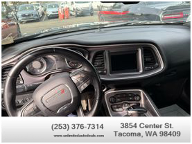 2019 DODGE CHALLENGER COUPE V6, 3.6 LITER SXT COUPE 2D