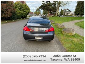2007 INFINITI G SEDAN V6, 3.5 LITER G35X SEDAN 4D