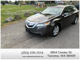 2011 ACURA TL SEDAN V6, VTEC, 3.5 LITER SEDAN 4D