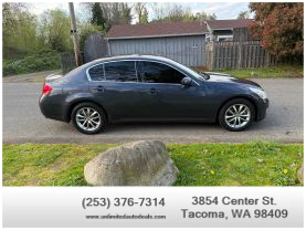 2007 INFINITI G SEDAN V6, 3.5 LITER G35X SEDAN 4D