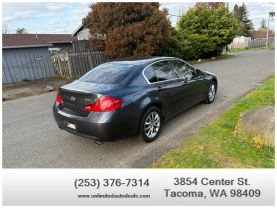 2007 INFINITI G SEDAN V6, 3.5 LITER G35X SEDAN 4D